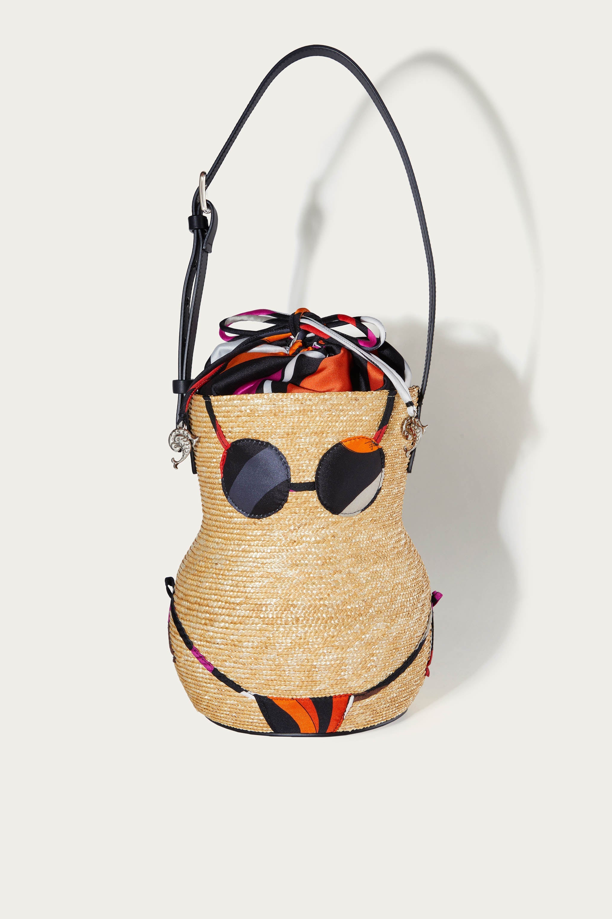 Fish Bag Charm - Raffia Bag Accessories | Likha