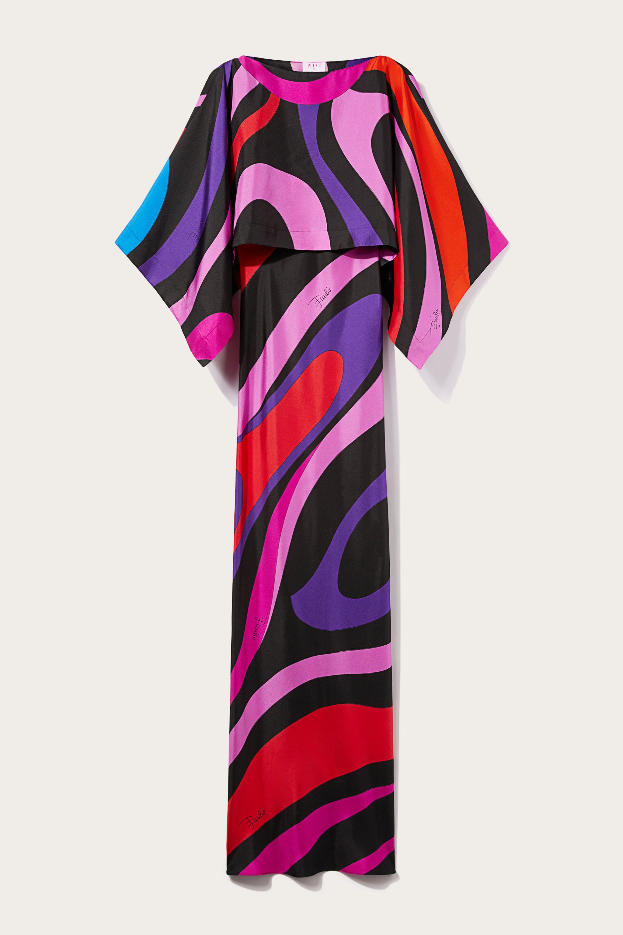 Emilio pucci blouse logo dress shirt bright outlet top