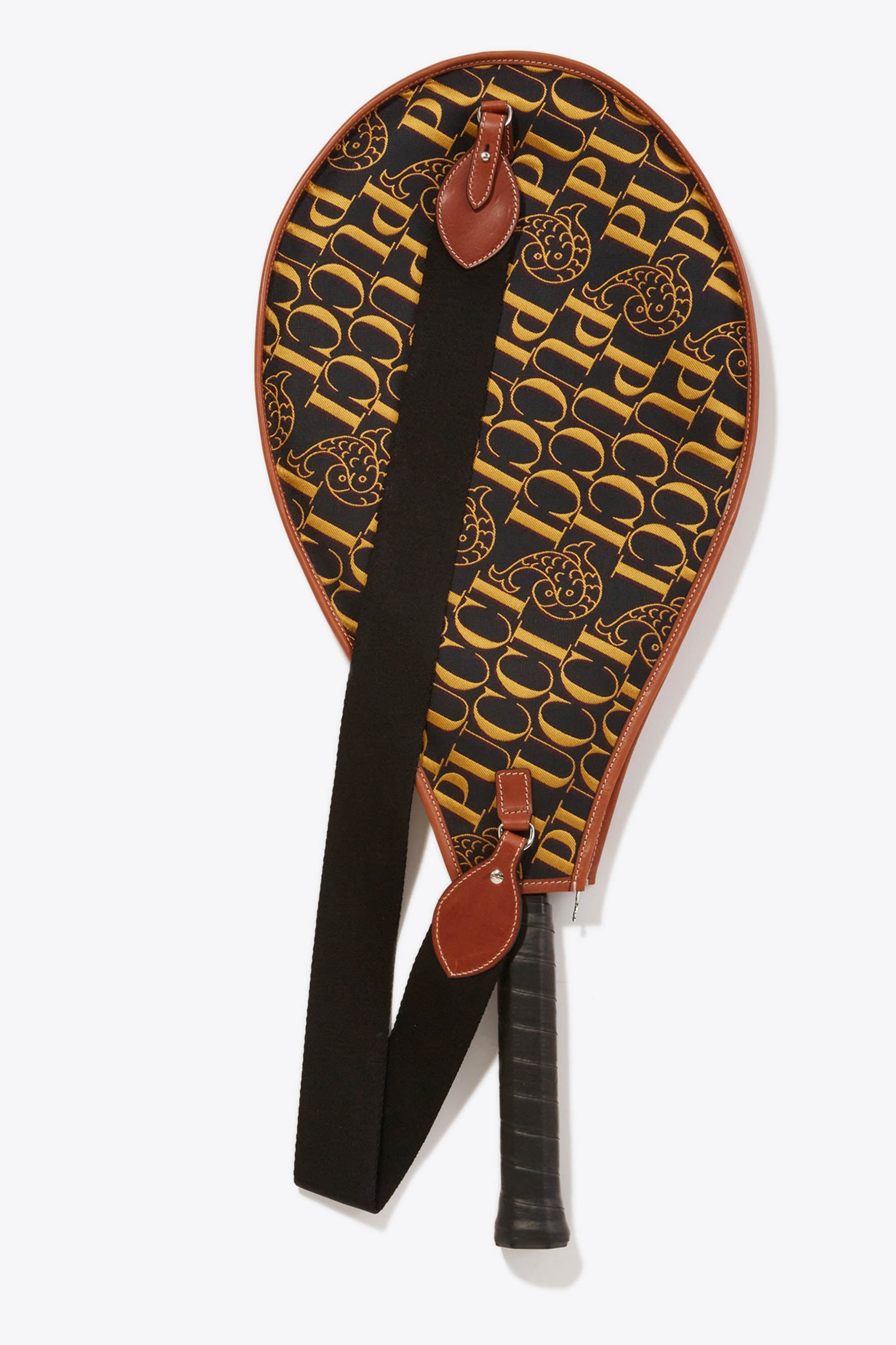 LOUIS VUITTON Monogram Canvas Tennis Racket Cover - Brown
