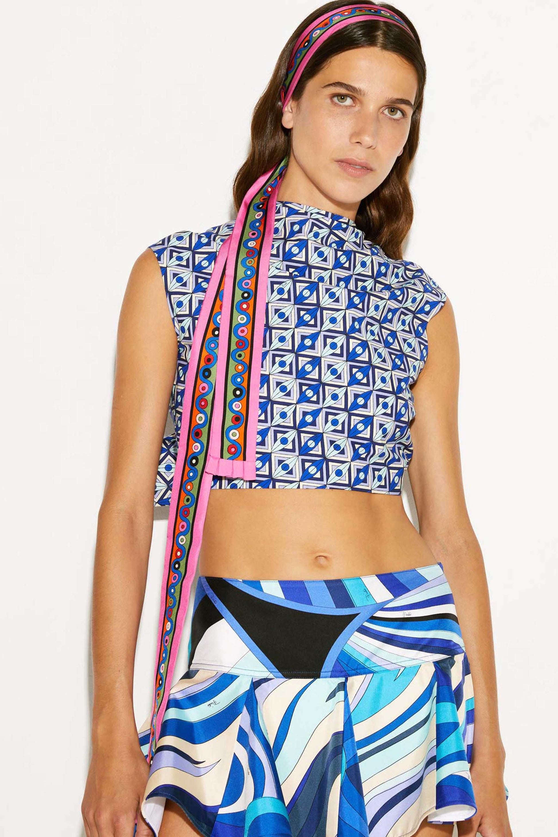 Iride-Print Silk-Twill Scarf – PUCCI Online Store