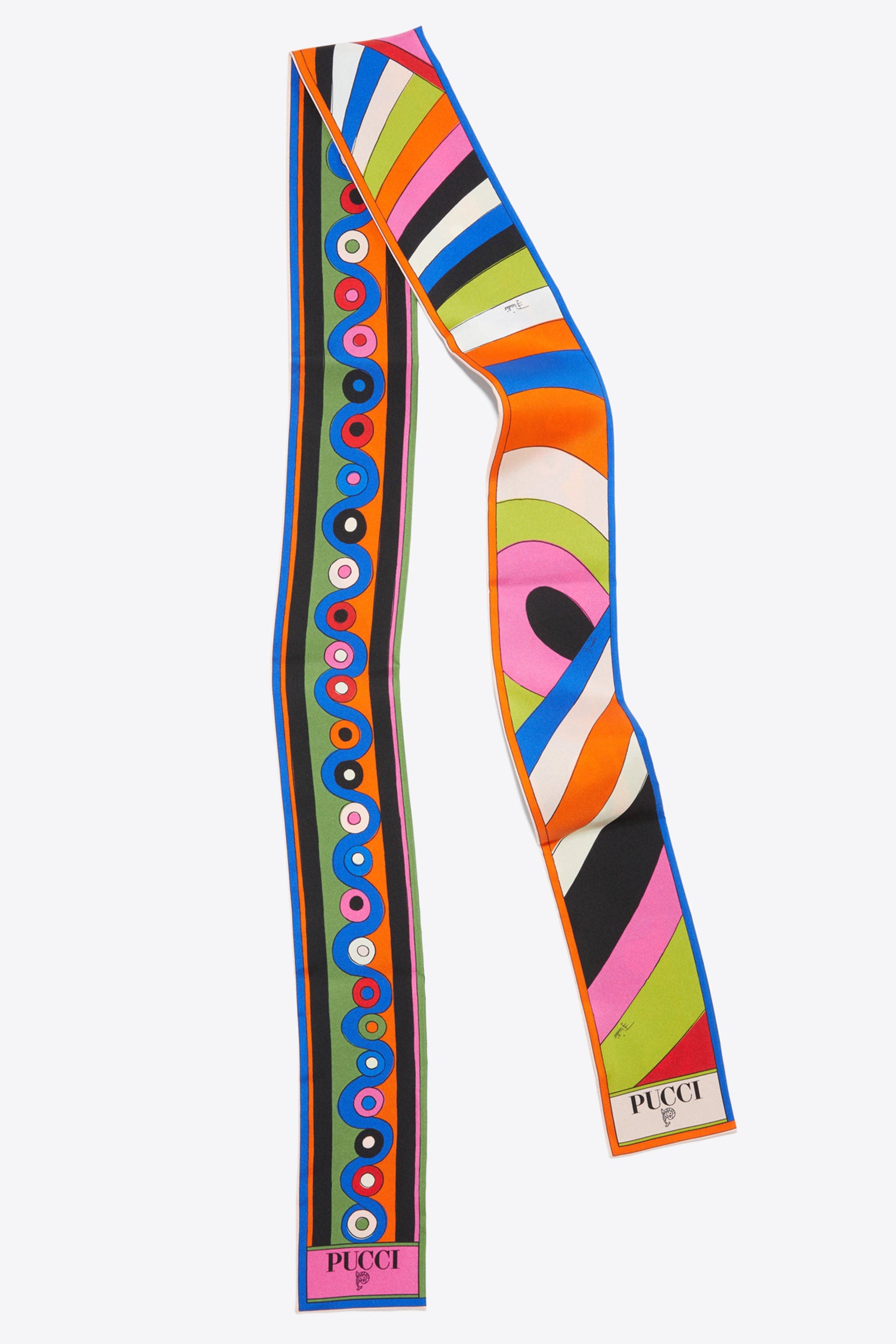 Iride-Print Silk-Twill Scarf – PUCCI Online Store