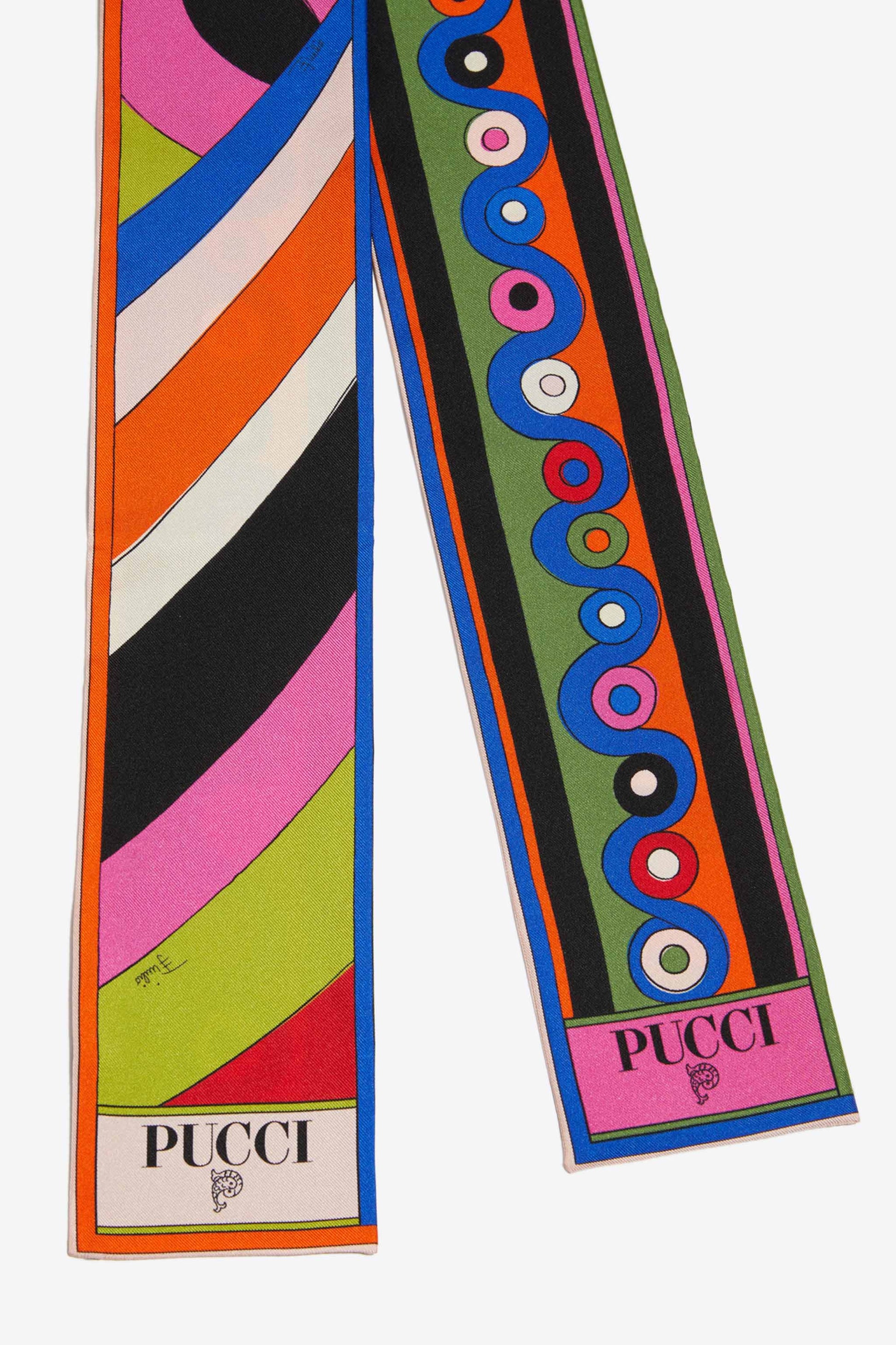 Iride-Print Silk-Twill Scarf – PUCCI Online Store