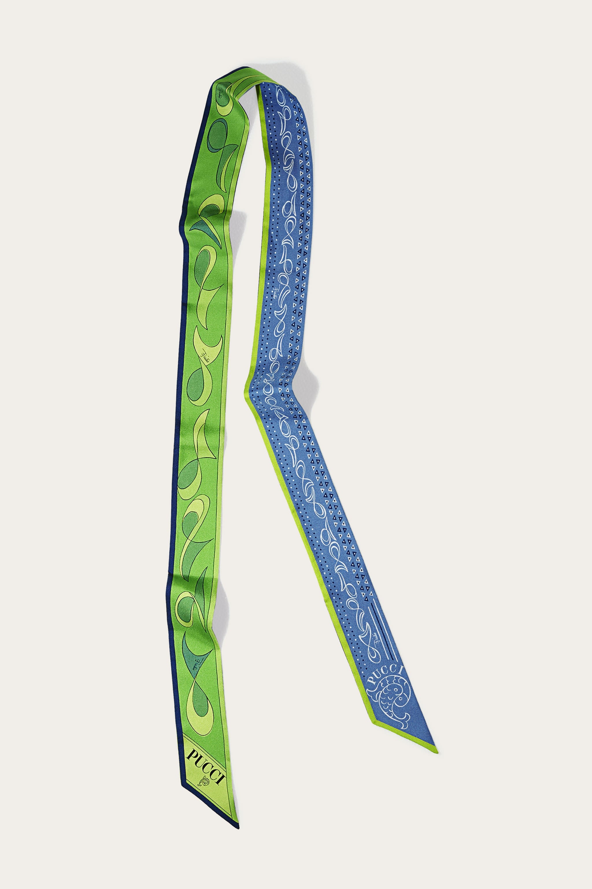 Pesci-Print Silk-Twill Scarf – PUCCI Online Store