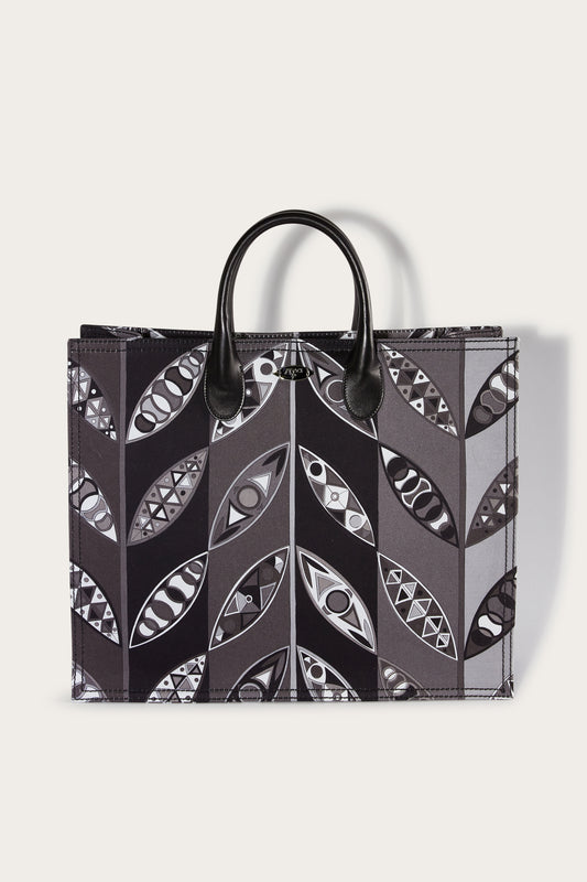 Emilio Pucci Pattern Coated Clutch / Tote Bag