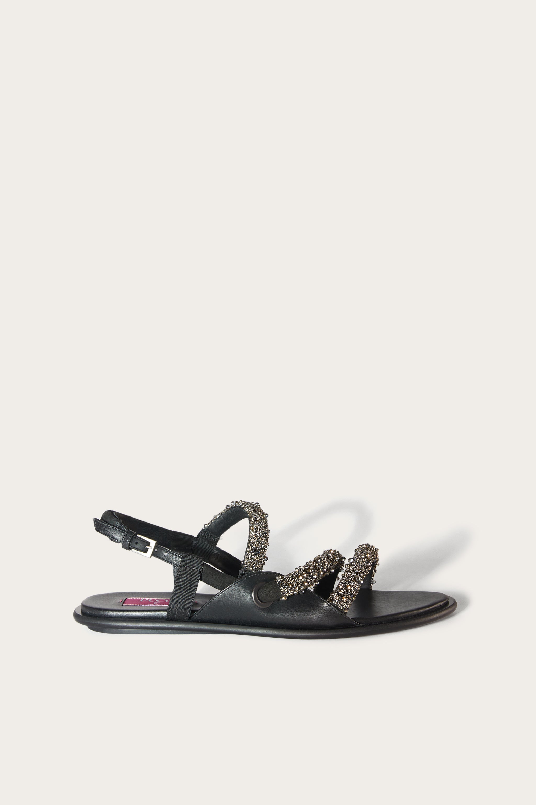 Pucci Lee Bead-Embellished Sandals