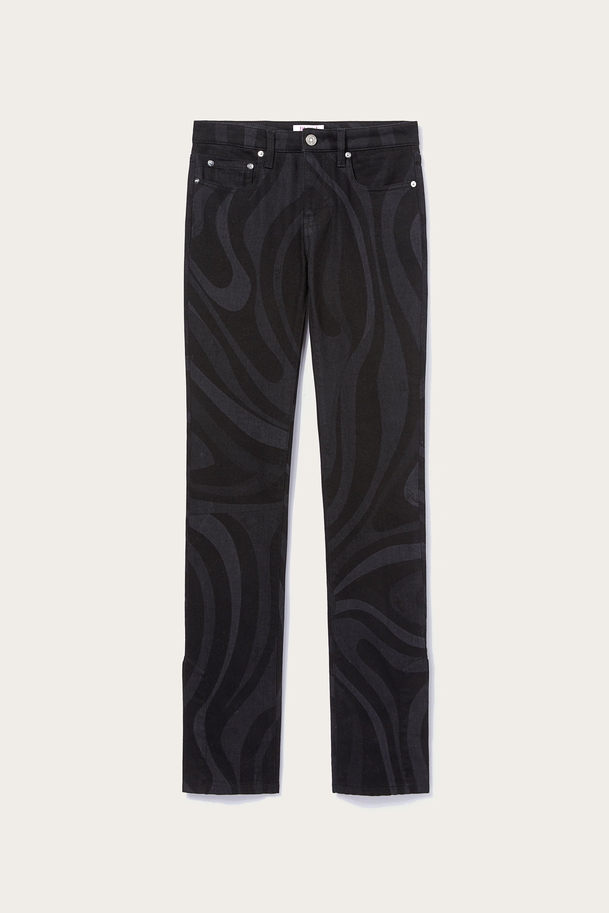 Pucci Jeans a gamba dritta con stampa Marmo