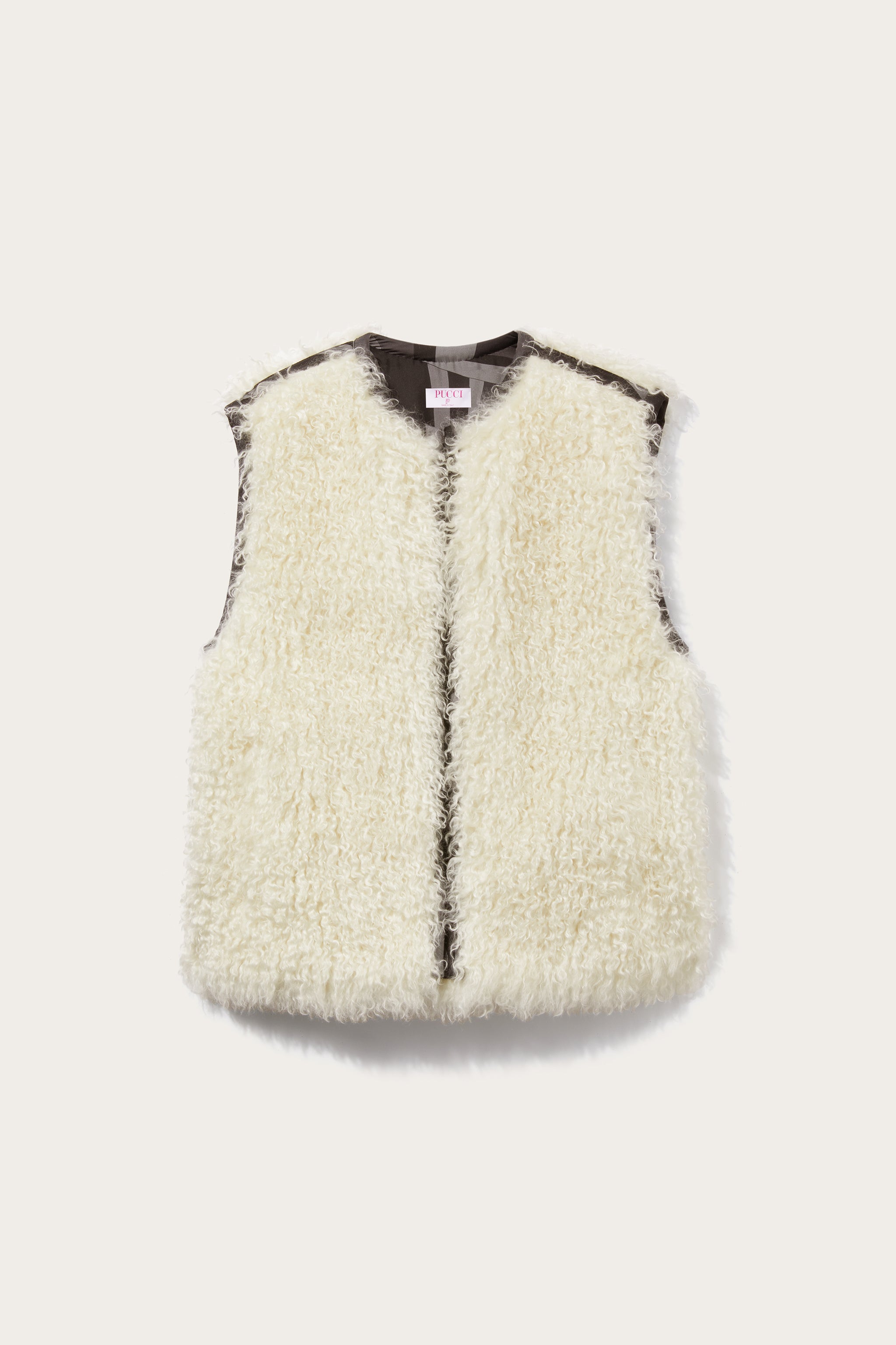 Pucci Gilet in shearling sintetico