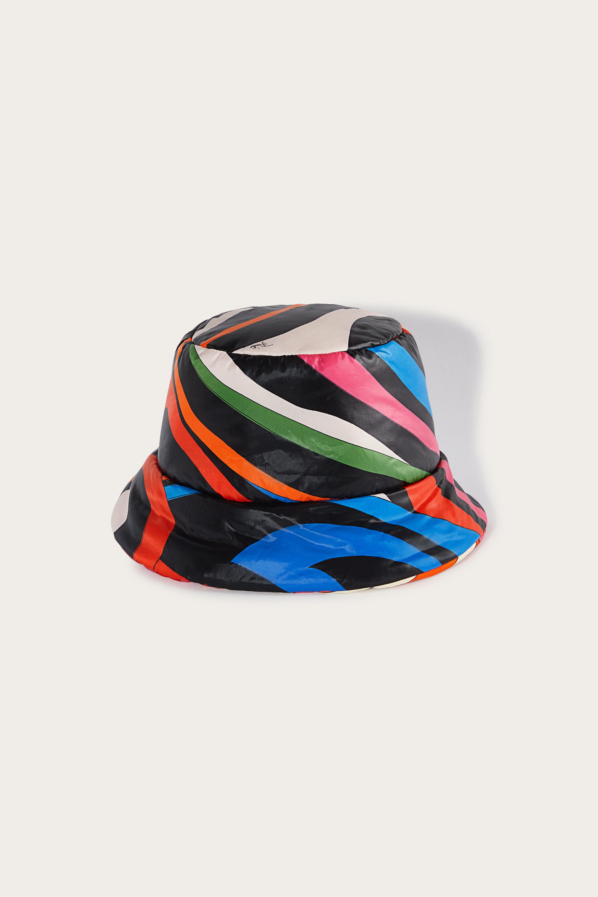 Pucci Cappello da pescatore reversibile con stampe Marmo e Giardino