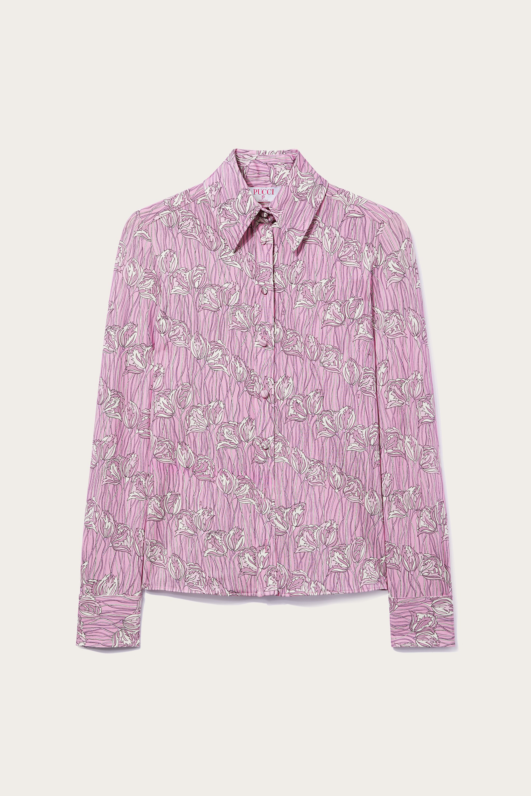 Pucci Camicia con stampa Fior di Loto