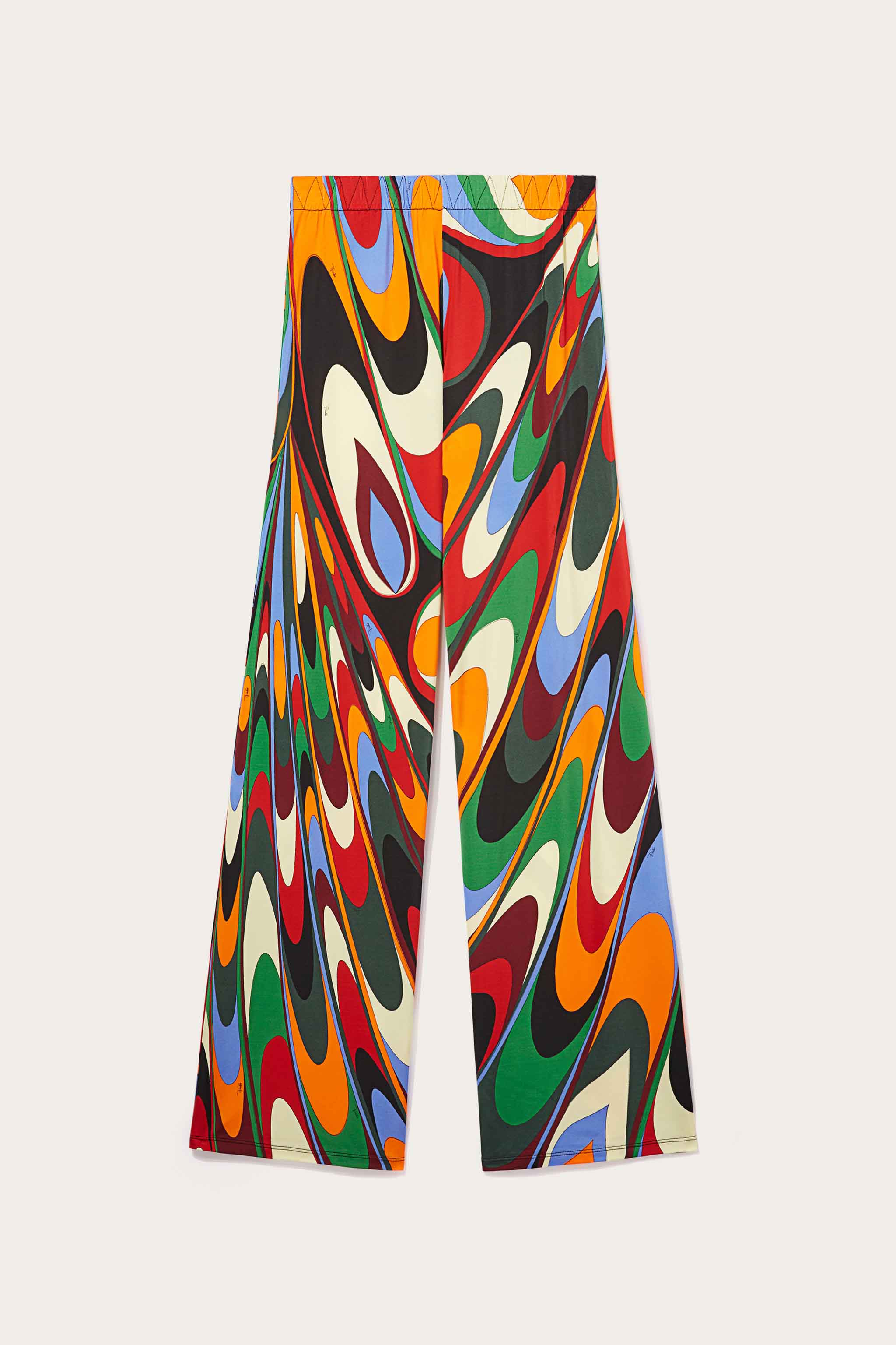 Pucci Pantaloni con stampa Onde