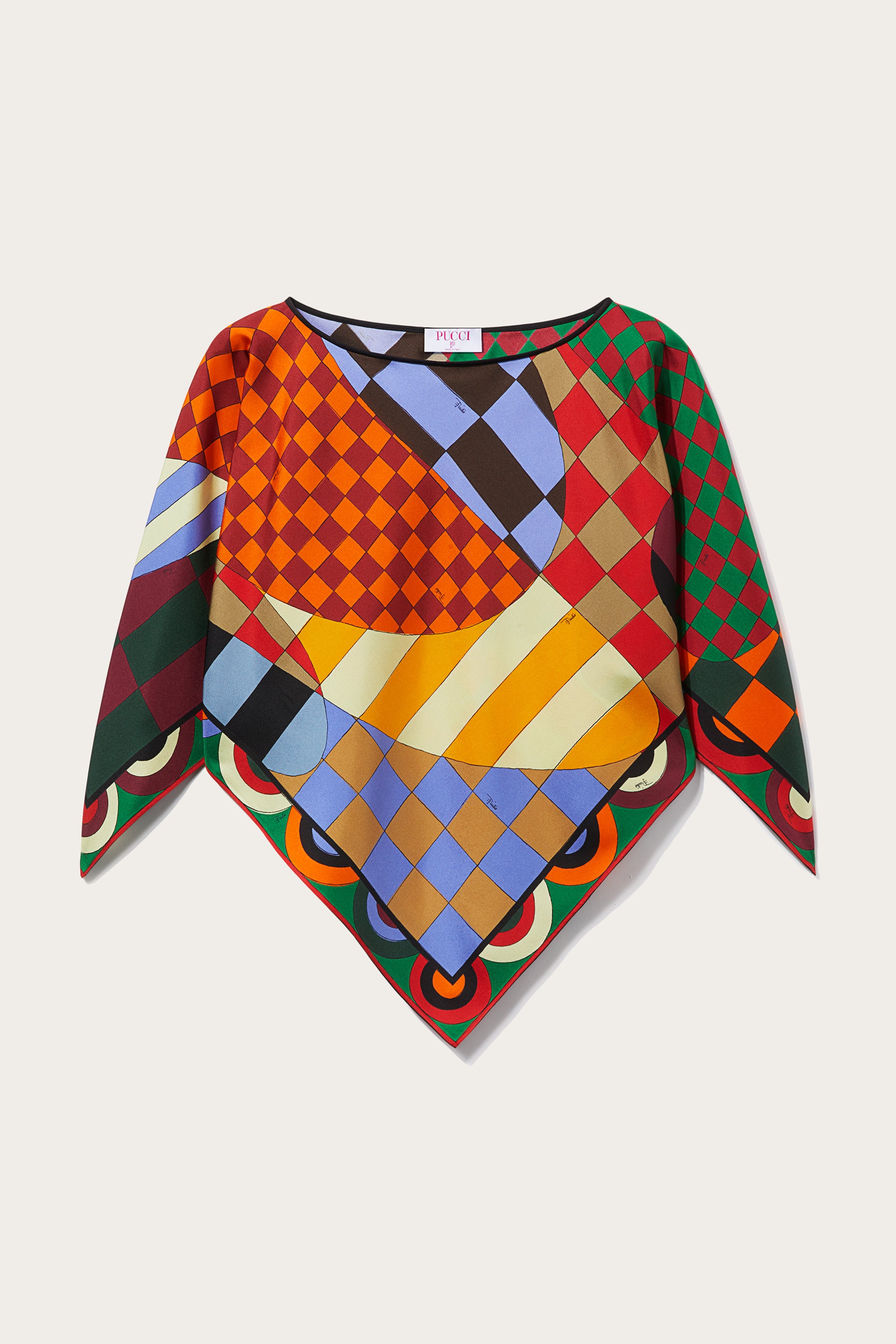 Pucci top: geometric print top & more prints | Pucci