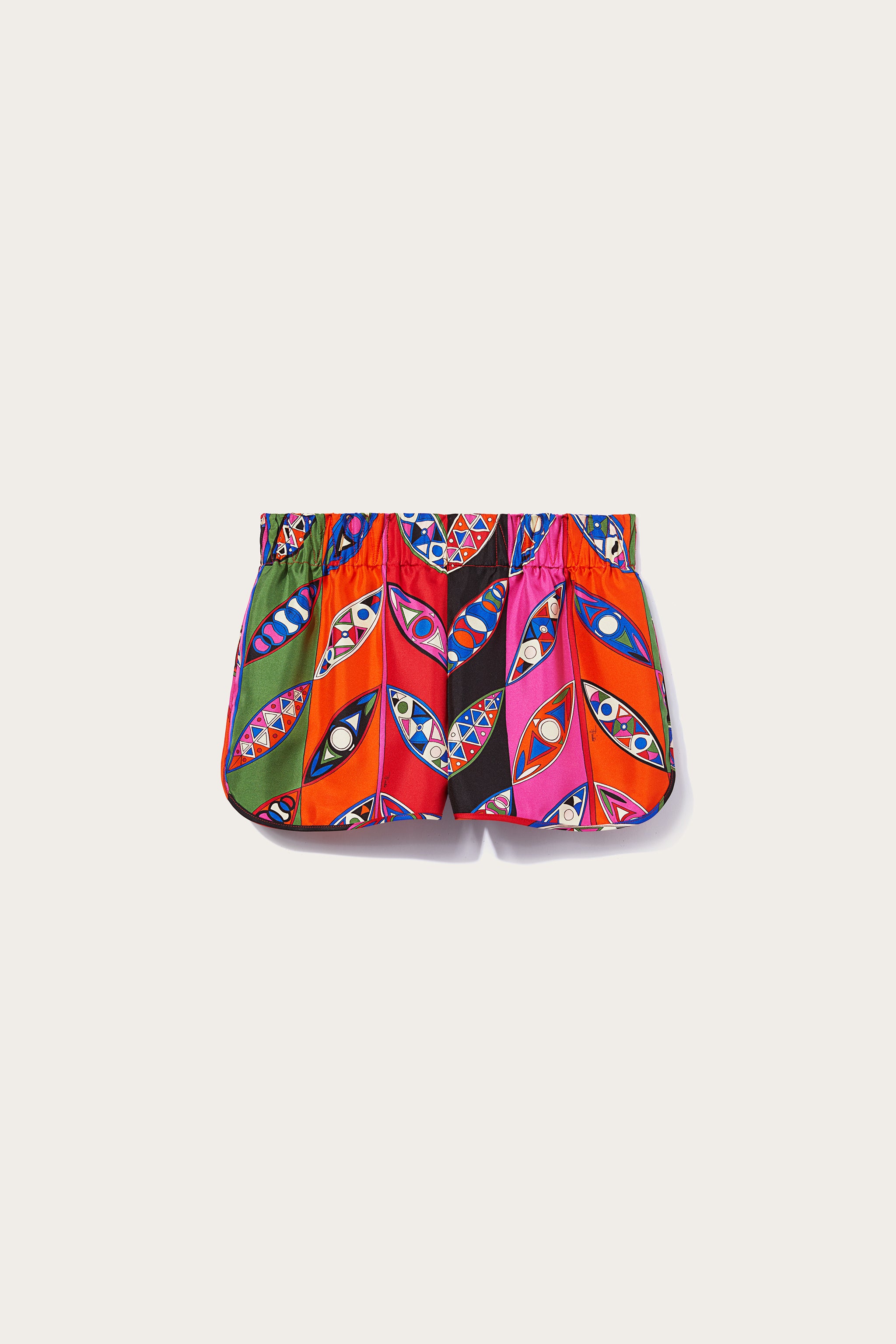 Pucci Shorts in seta con stampa Girandole