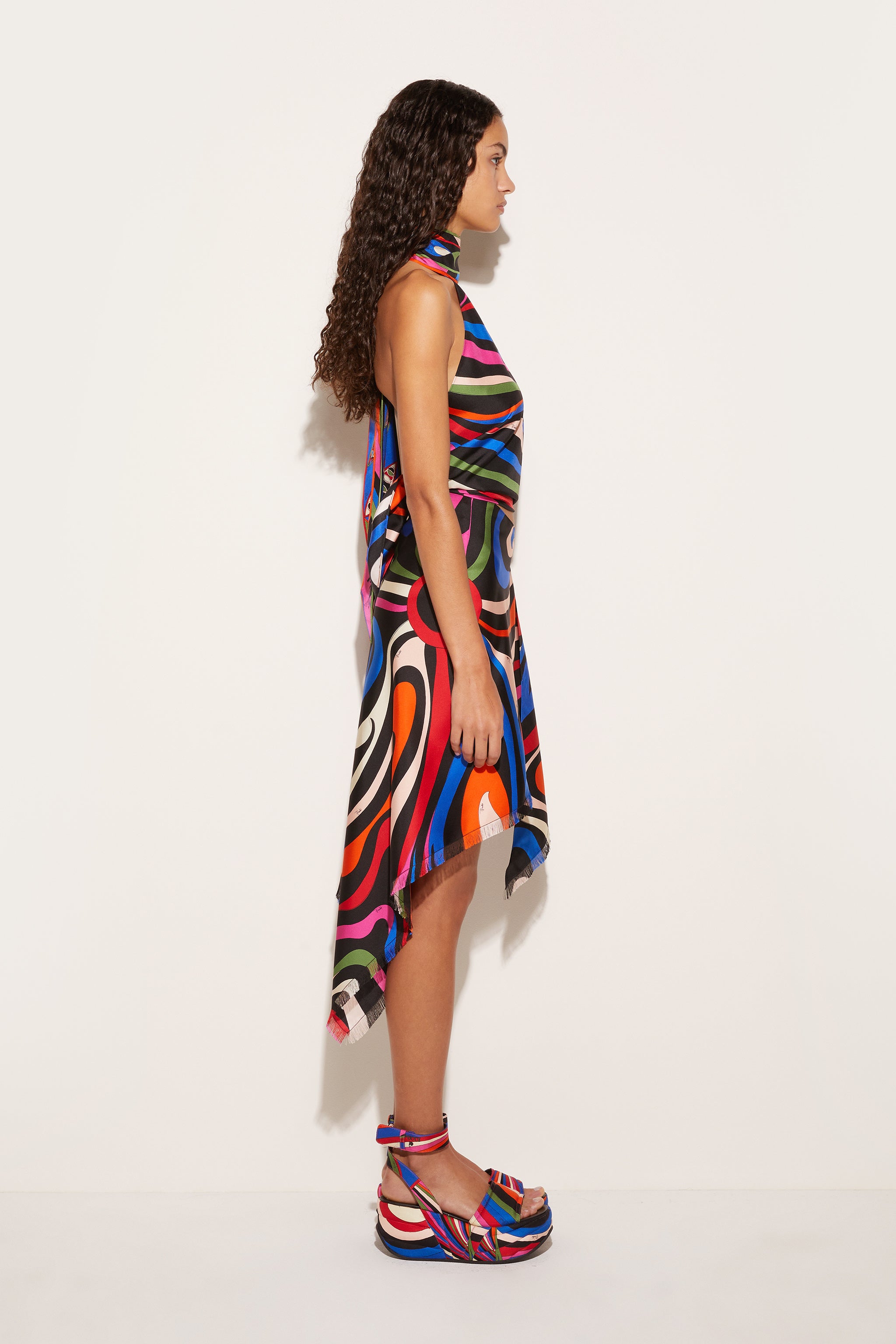 Marmo-Print Silk-Twill Sarong Skirt – PUCCI Online Store