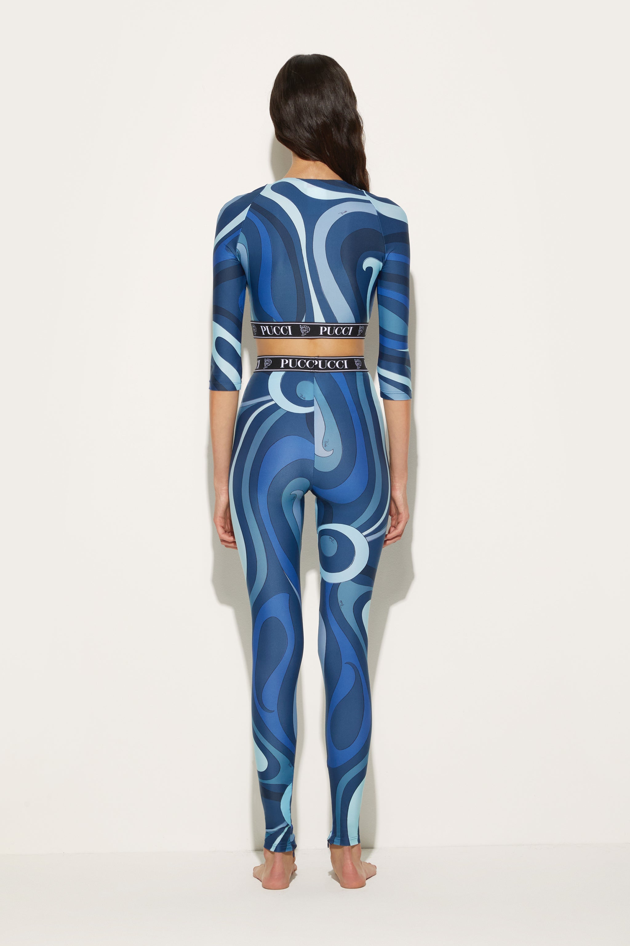 Marmo Print Leggings PUCCI Online Store