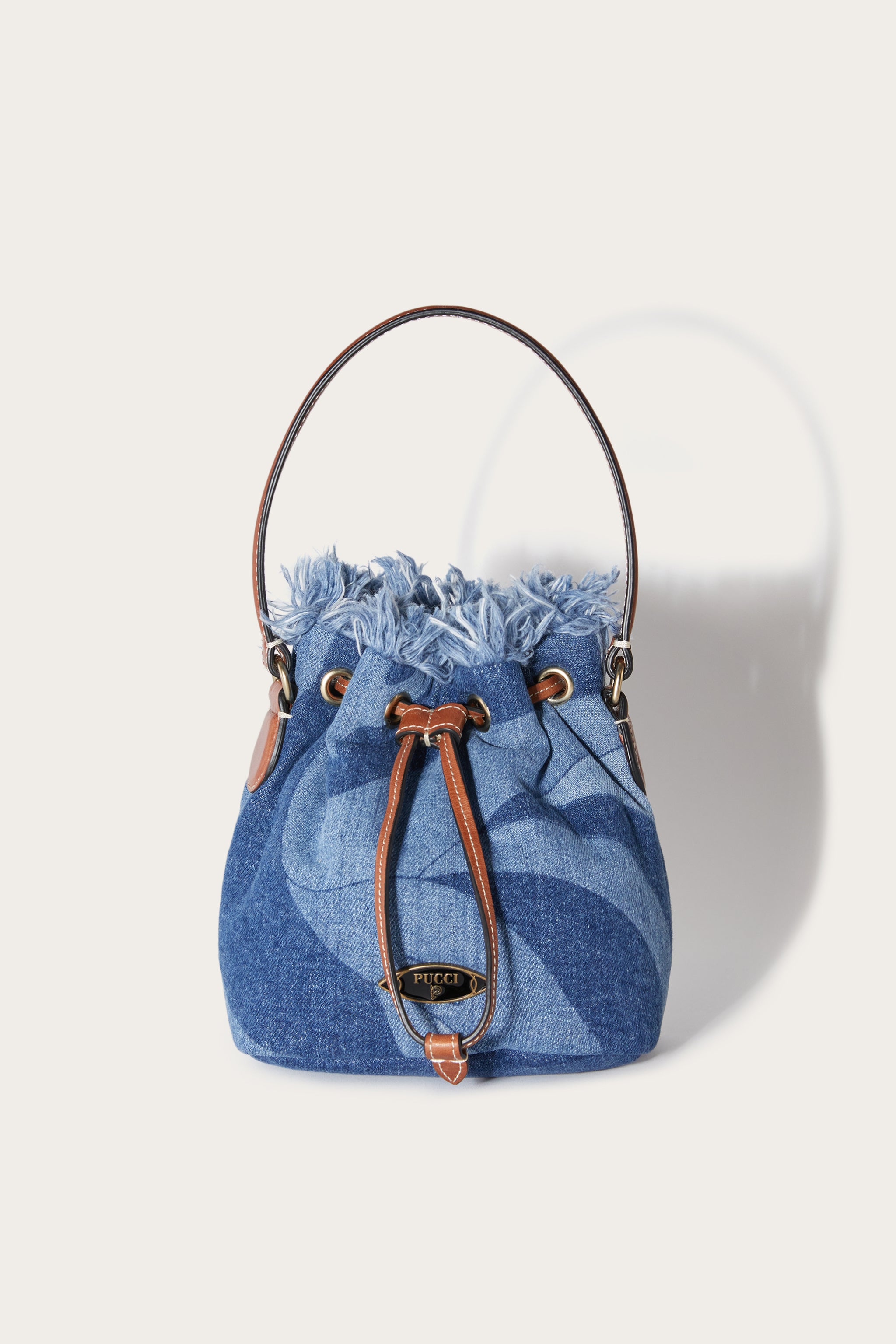 Pucci Borsa a secchiello Yummy in denim