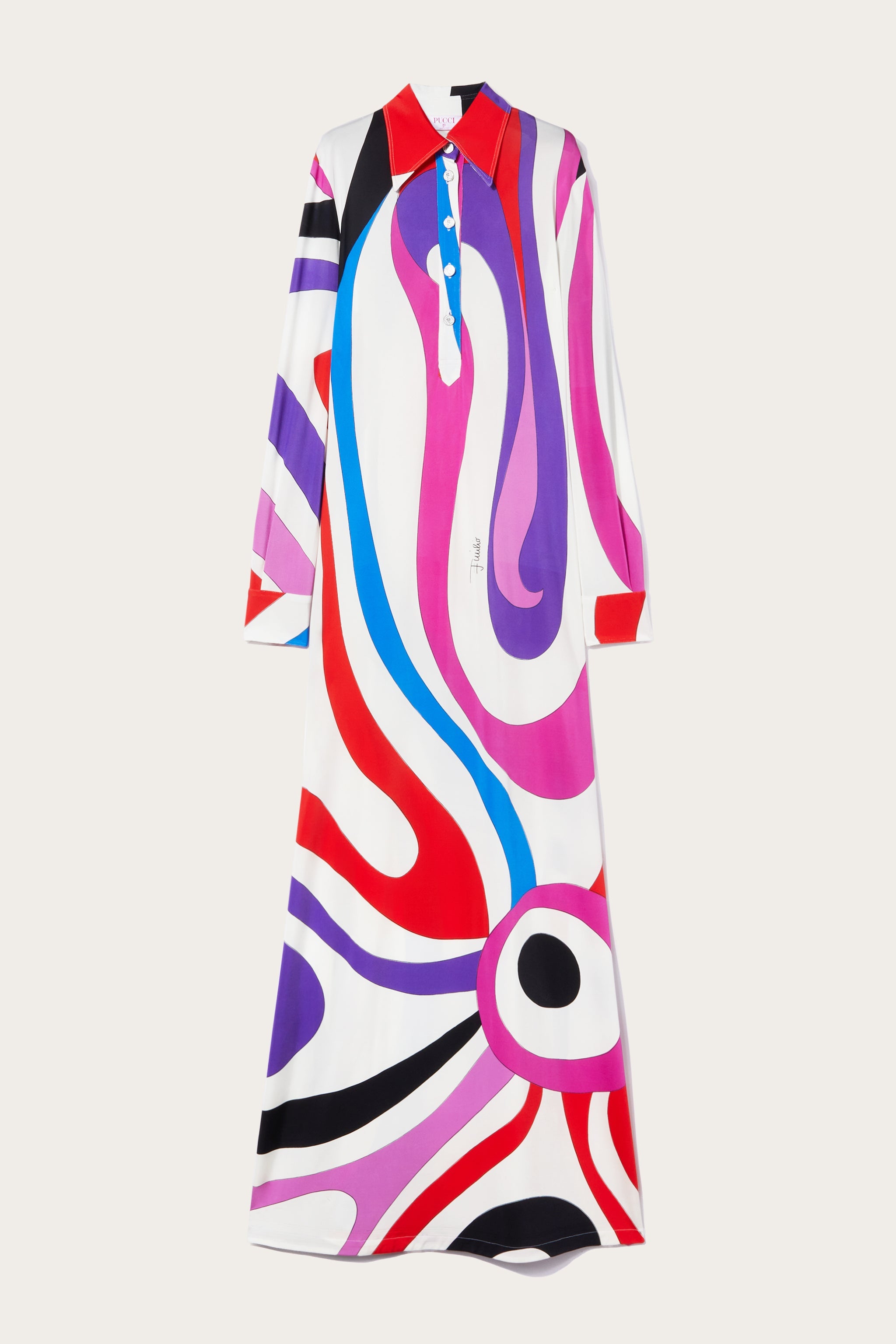 Marmo-Print Long Dress – PUCCI Online Store