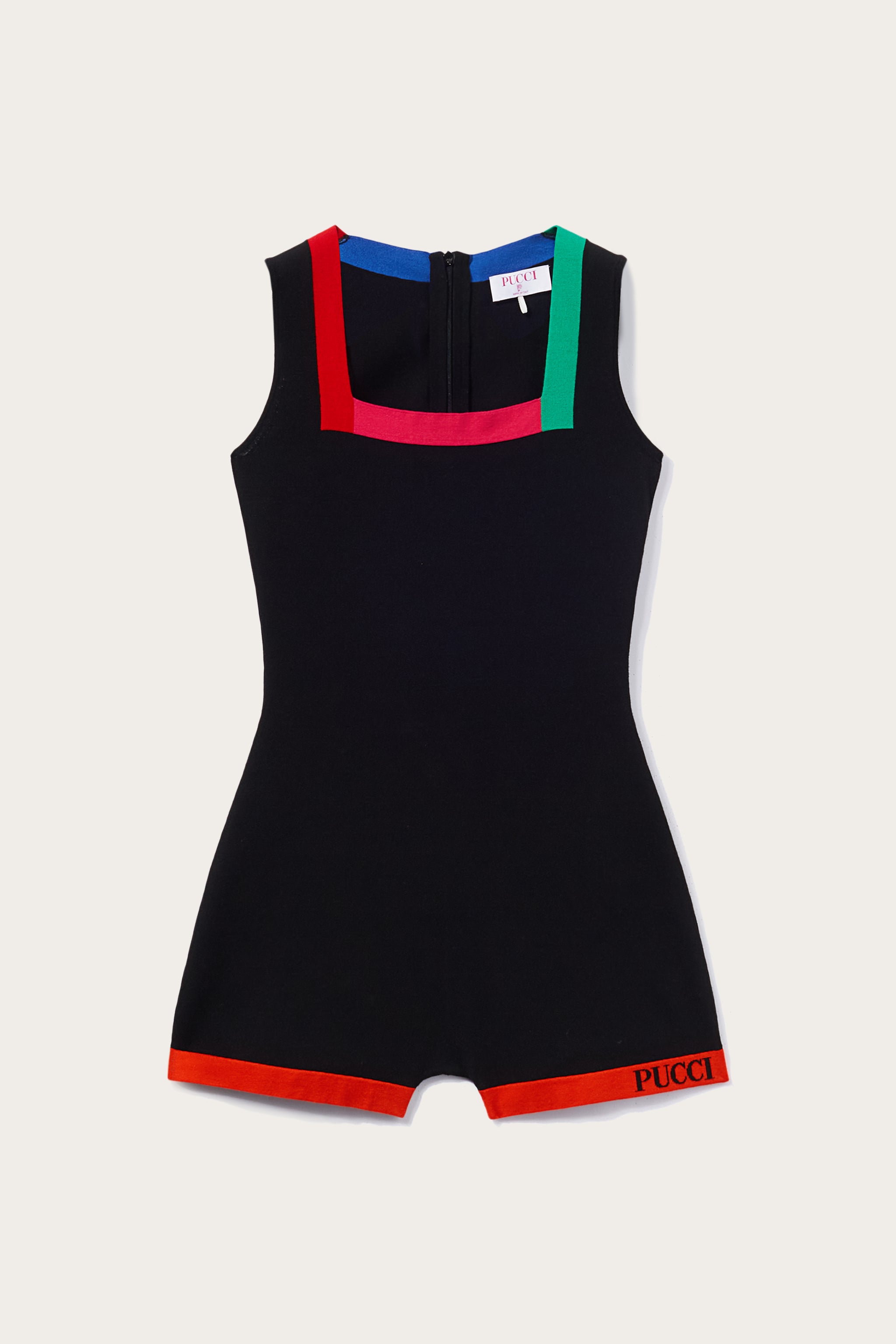 Pucci Tuta corta con design color-block