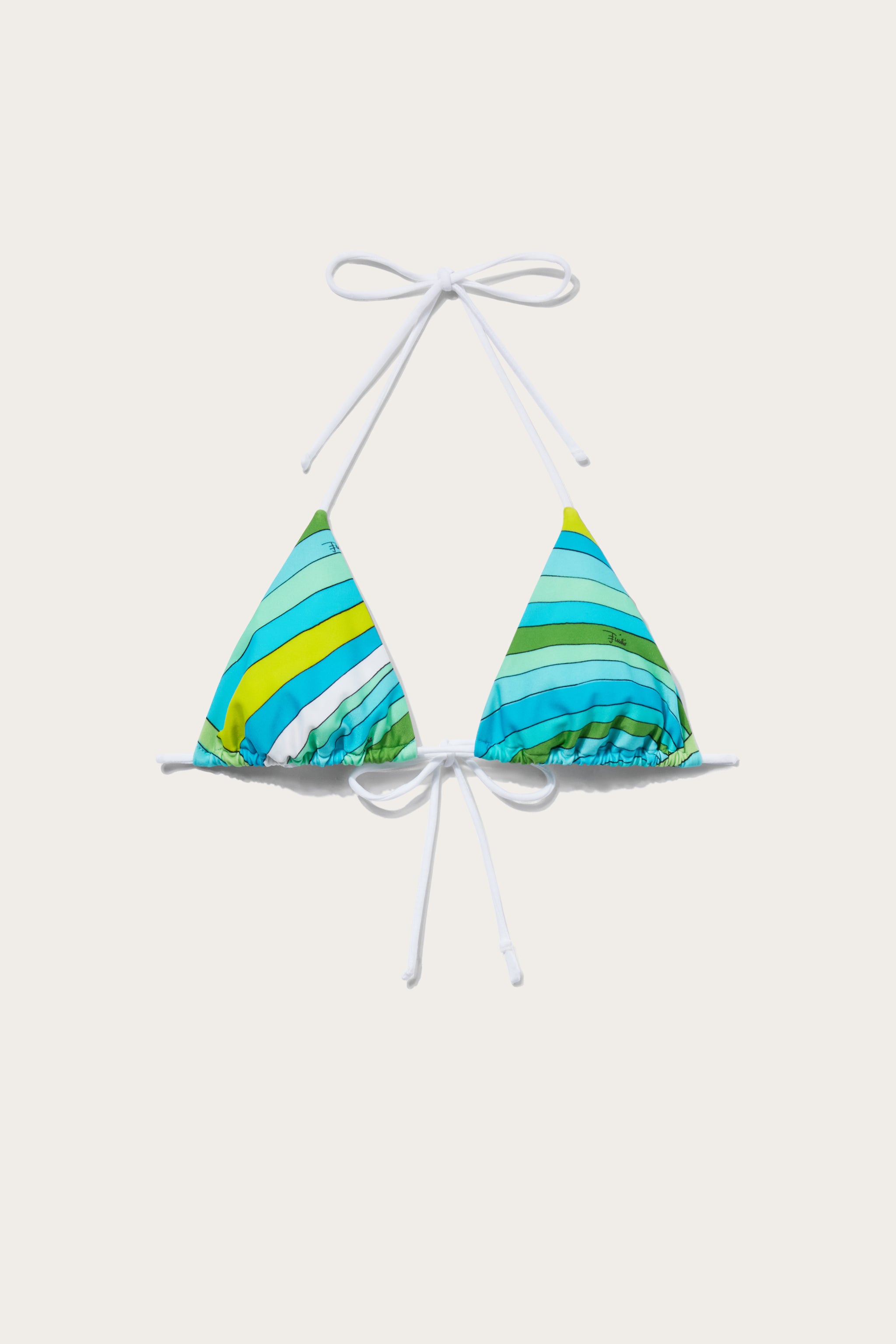 Pucci Top bikini con stampa Iride