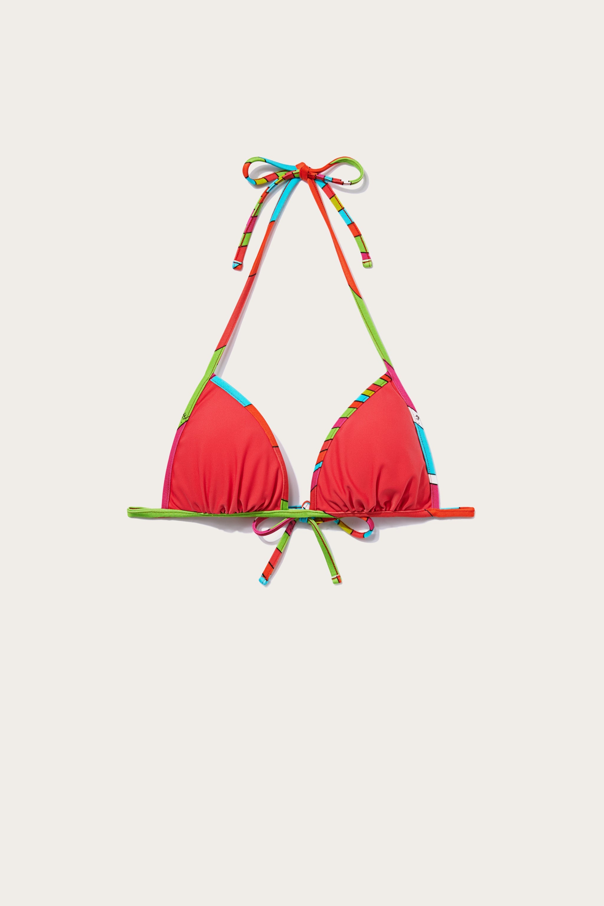 Pucci Top bikini con finiture Iride