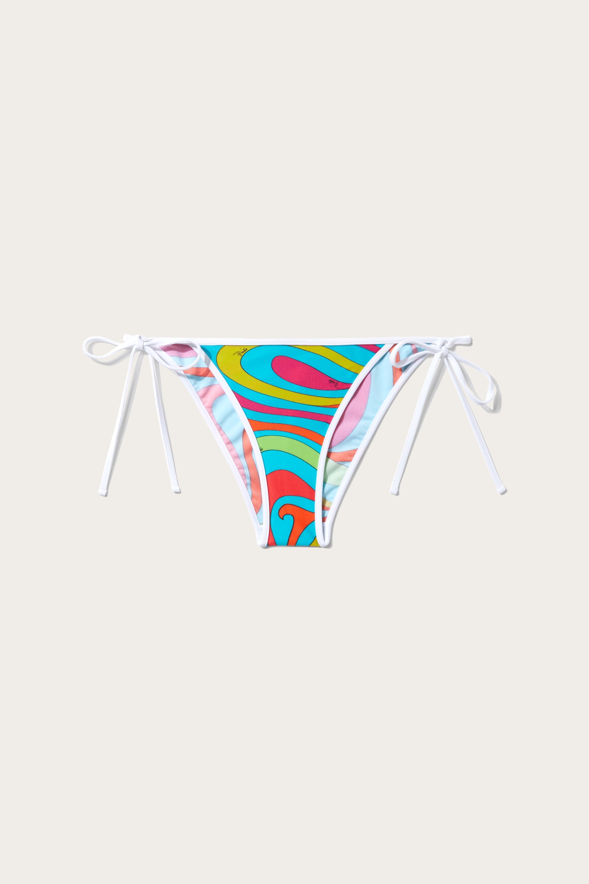 Pucci Slip bikini con stampa Marmo