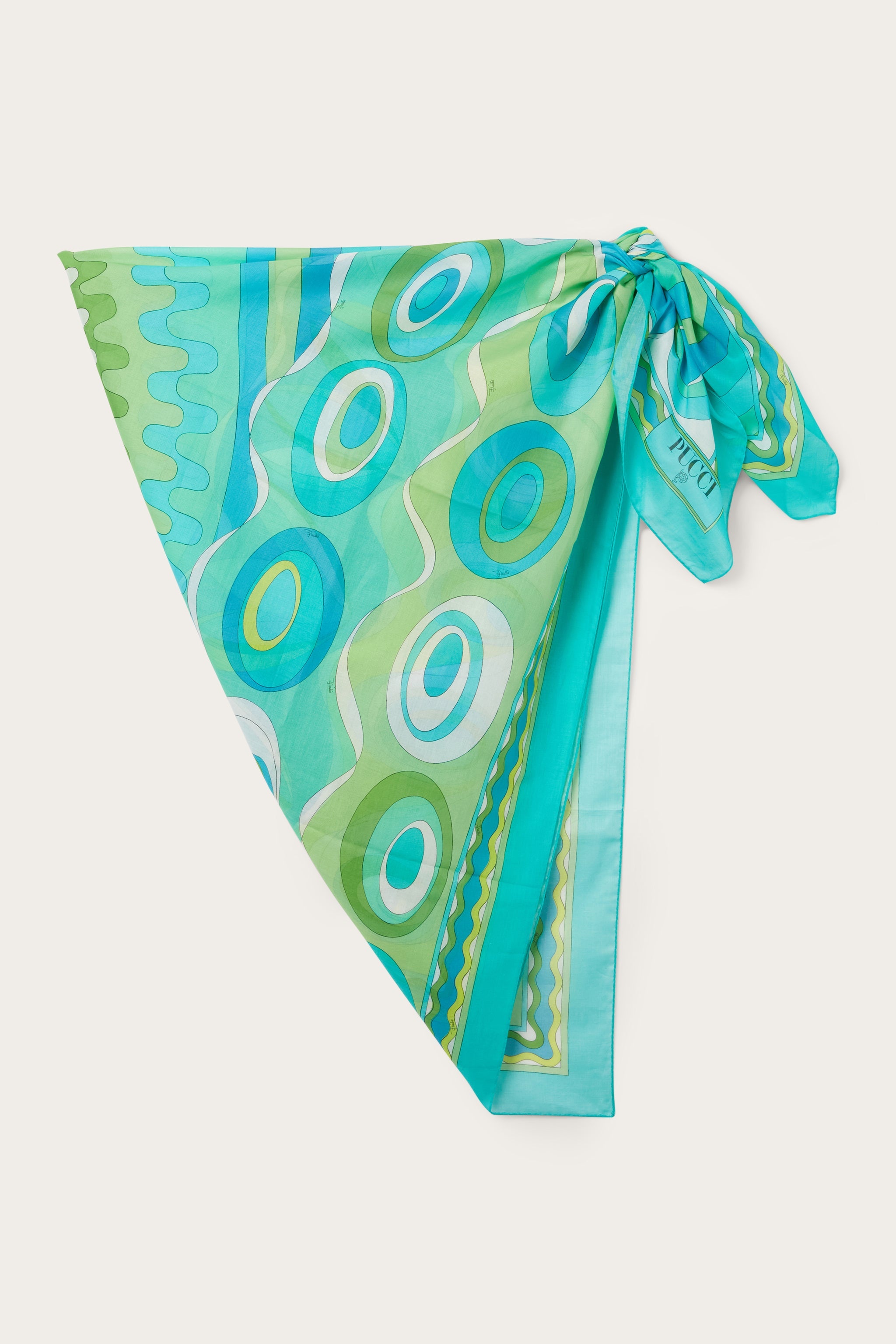 Pucci Sarong con stampa Bersaglio