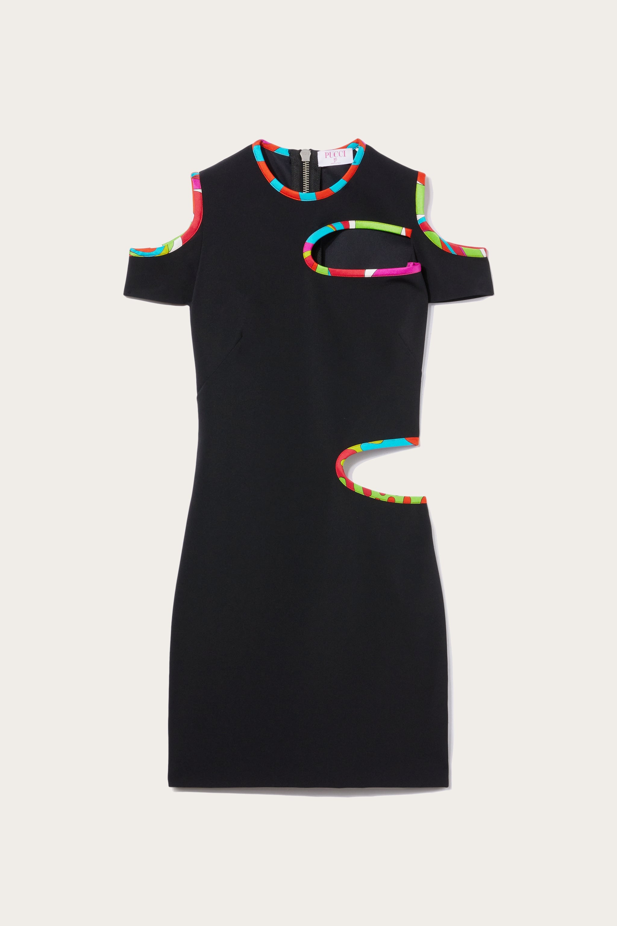 Pucci Mini abito con cut-out e finiture Iride