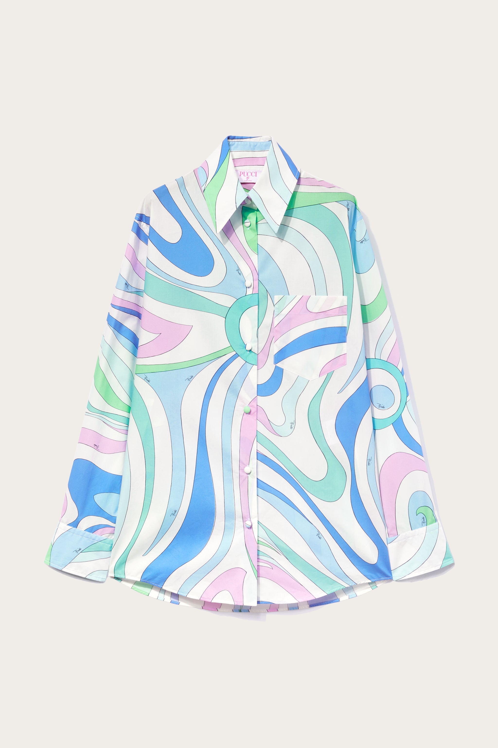 Pucci Camicia con stampa Marmo