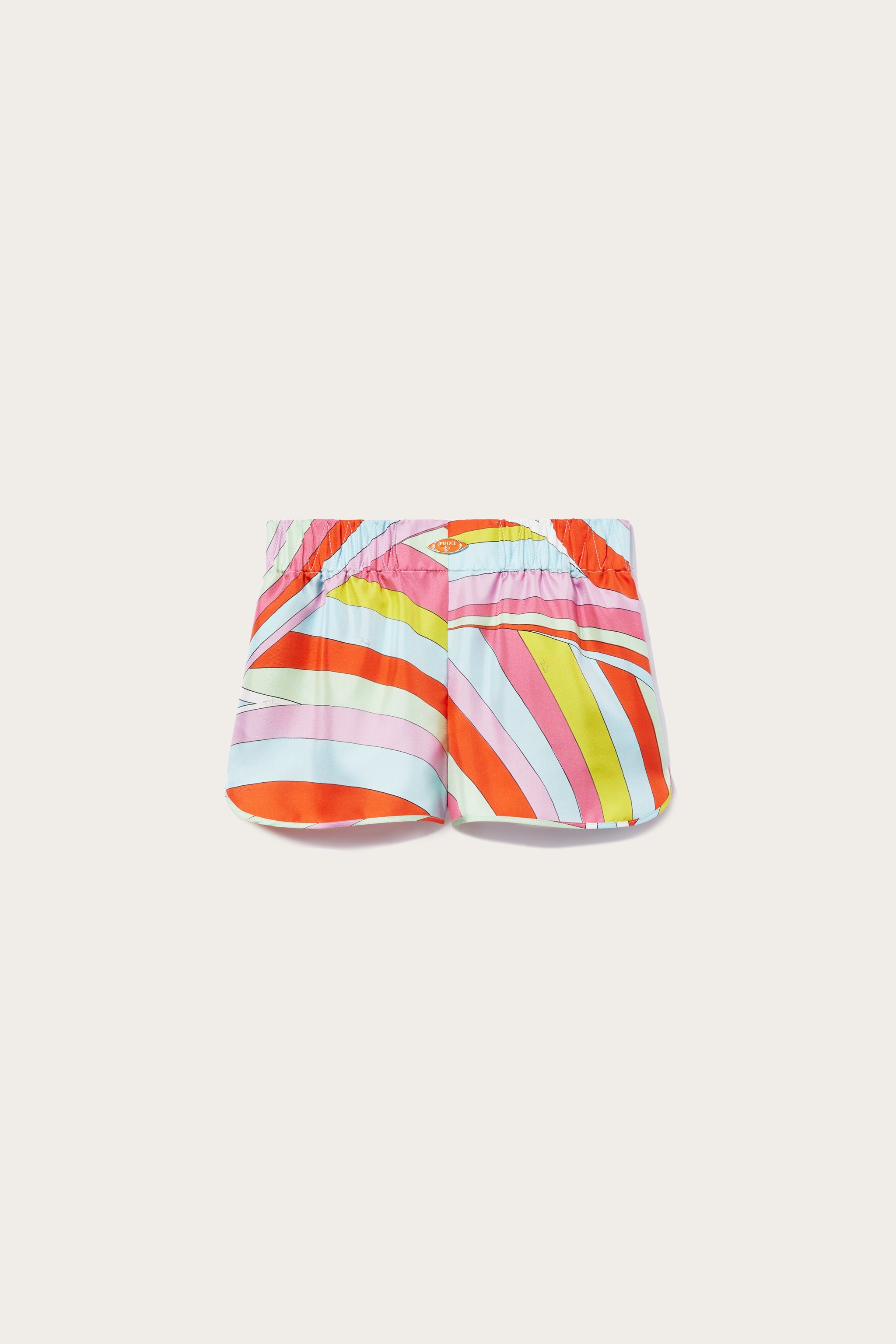 Pucci Shorts in seta con stampa Iride