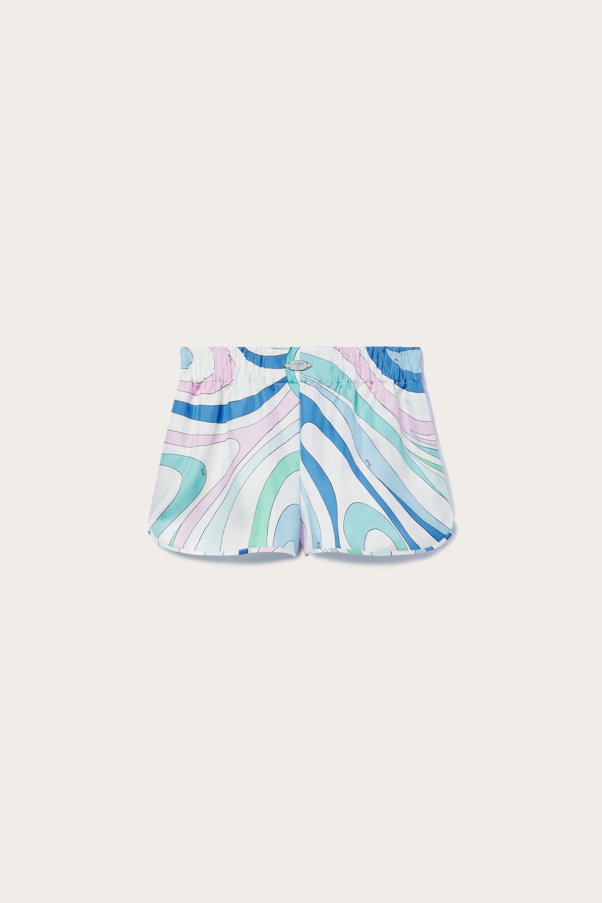 Pucci Shorts in seta con stampa Marmo