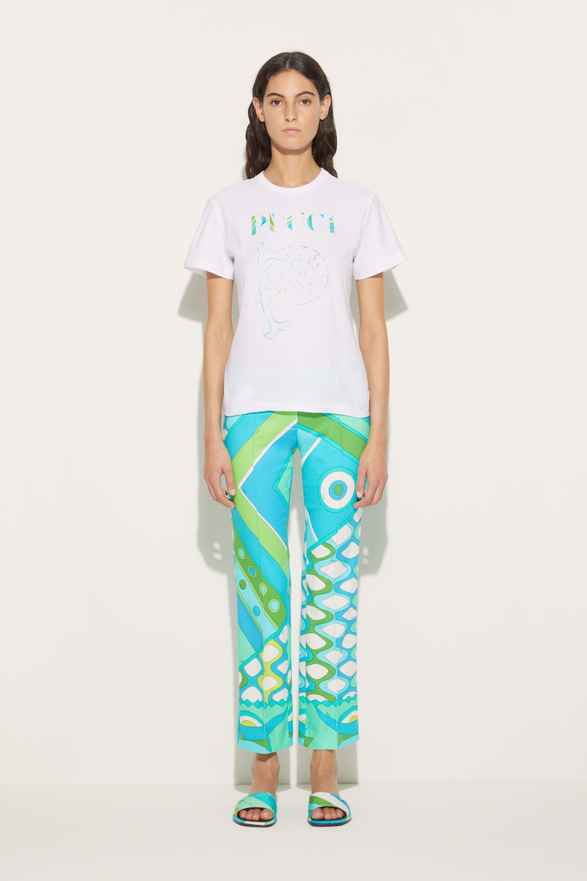 Logo-Print Cotton T-Shirt – PUCCI Online Store