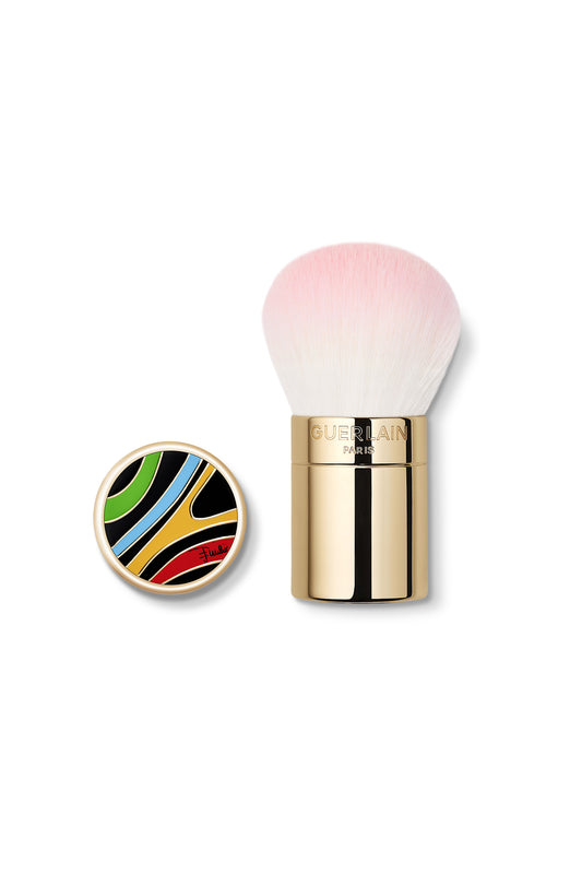 Météorites Marmo Swirl Powder Brush and Pouch