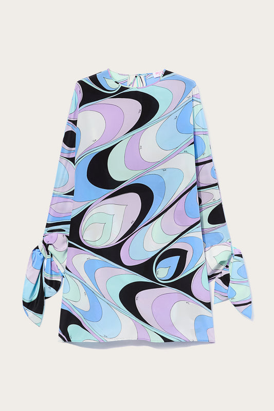 Onde -Print Silk Kaftan