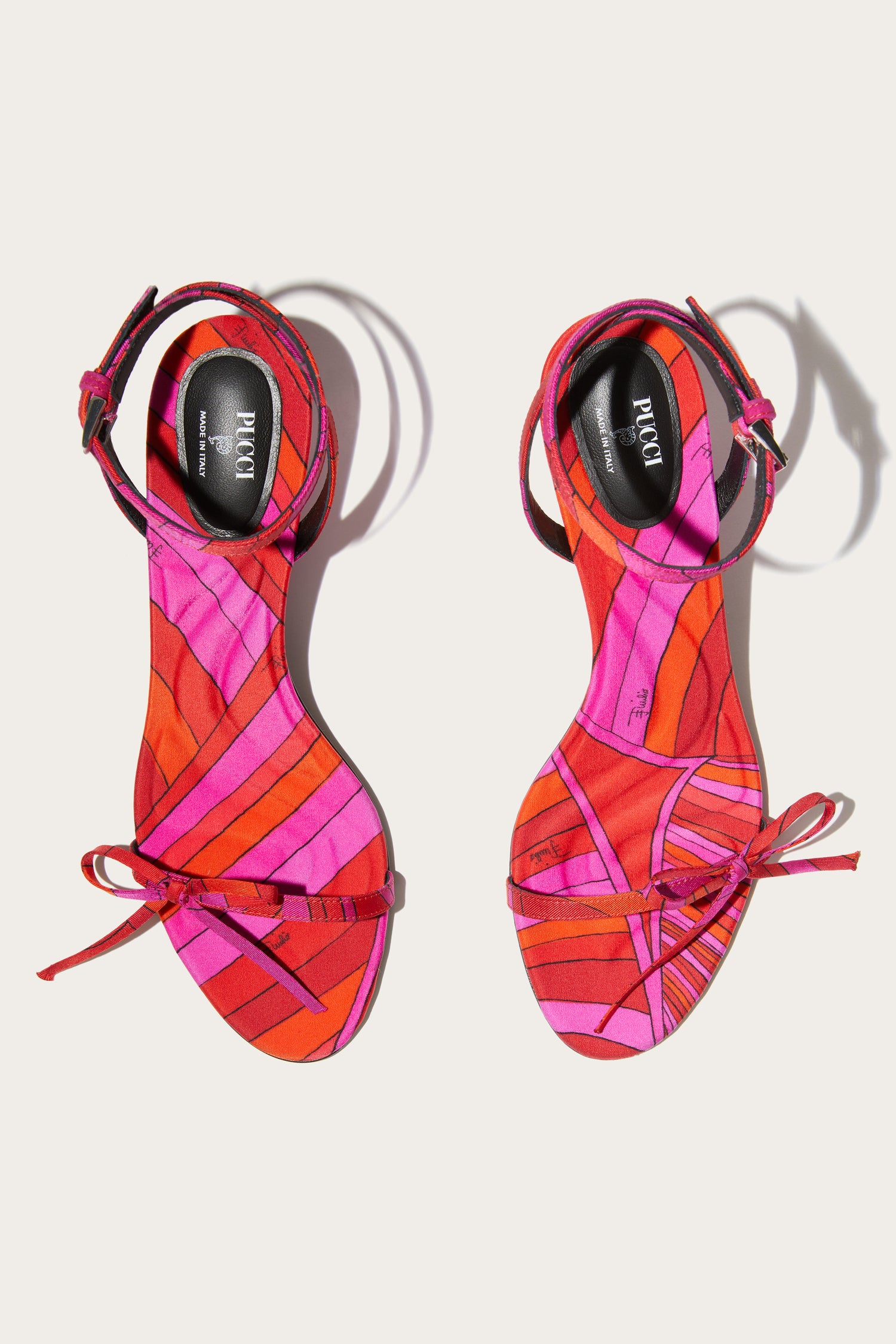 Iride-Print Sandals