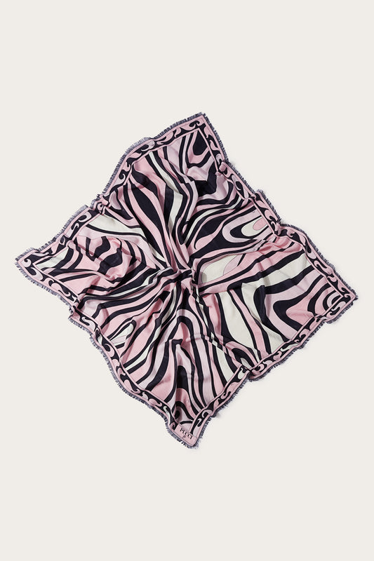 Marmo-Print Large Scarf