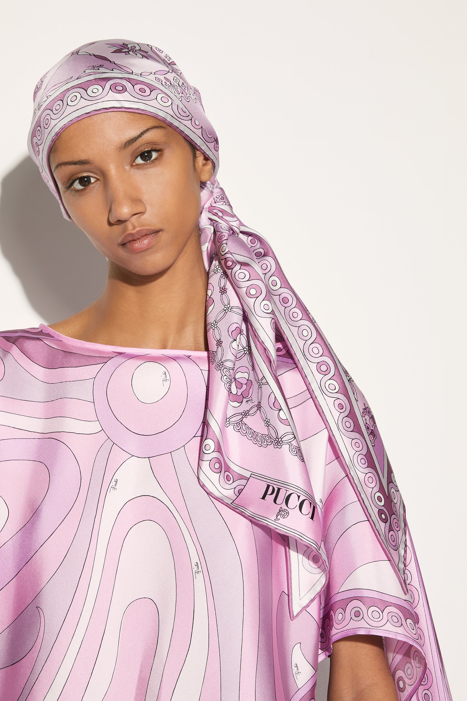 Festa-Print Silk-Twill Scarf