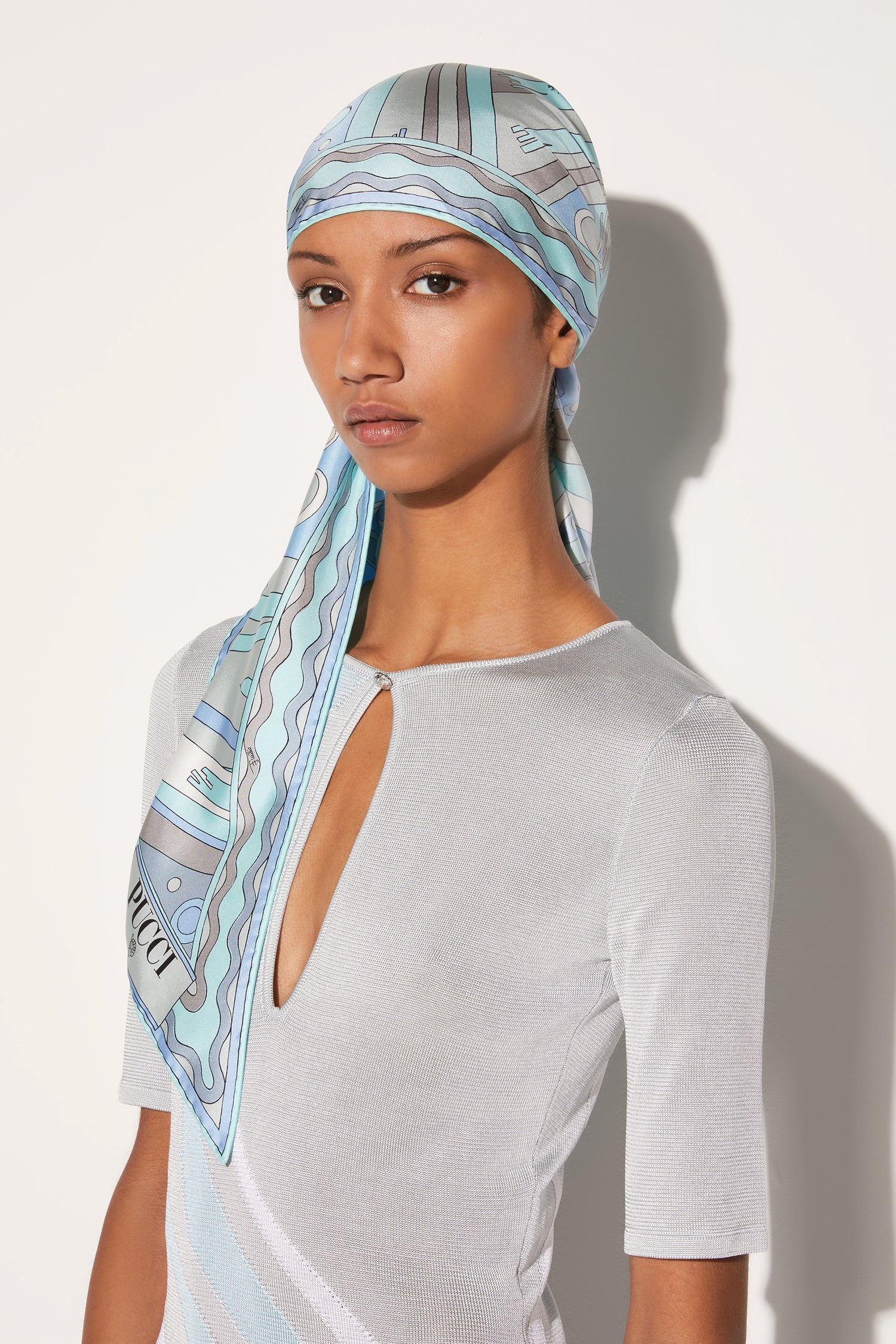 Fontane-Print Silk-Twill Scarf