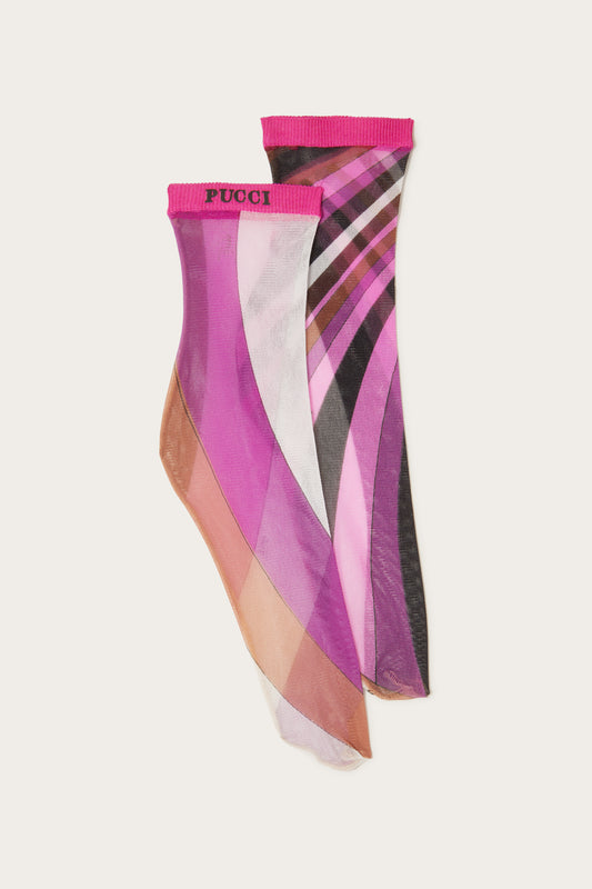 Iride-Print Socks View 1 - Pucci