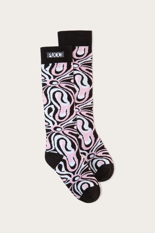 Marmo-Jacquard Socks