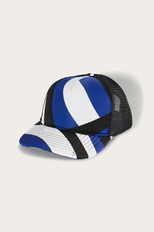 Cappello trucker in mesh con stampa Iride