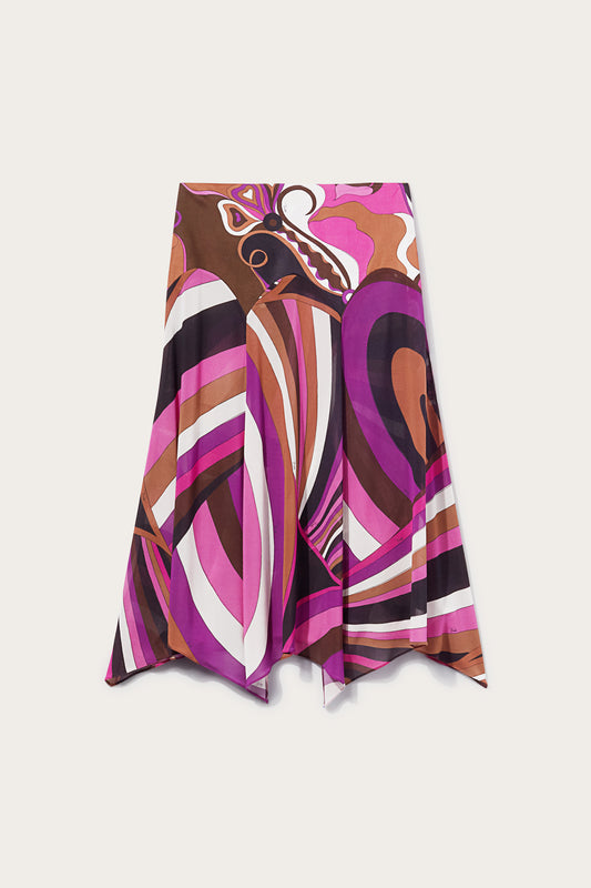 Iride-Print Skirt