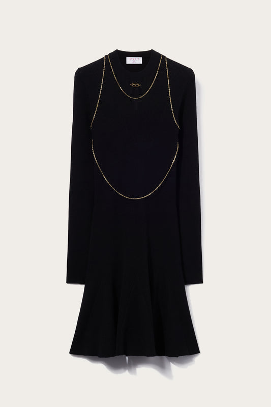 Chain-Embellished Mini Dress View 1 - Pucci