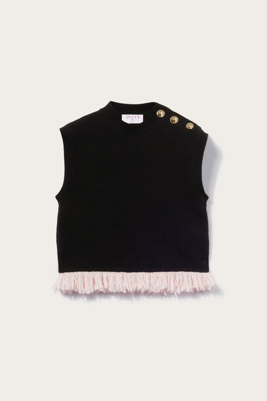 Fringed Crop Top View 1 - Pucci