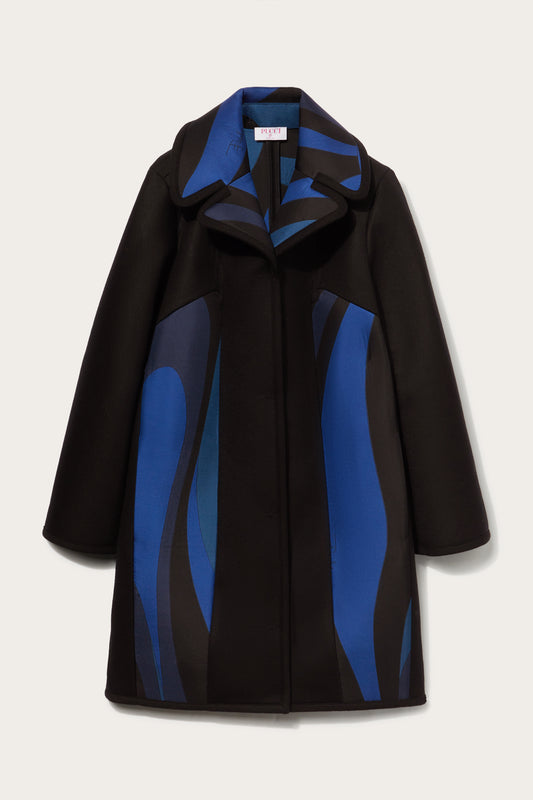 Marmo-Print Coat