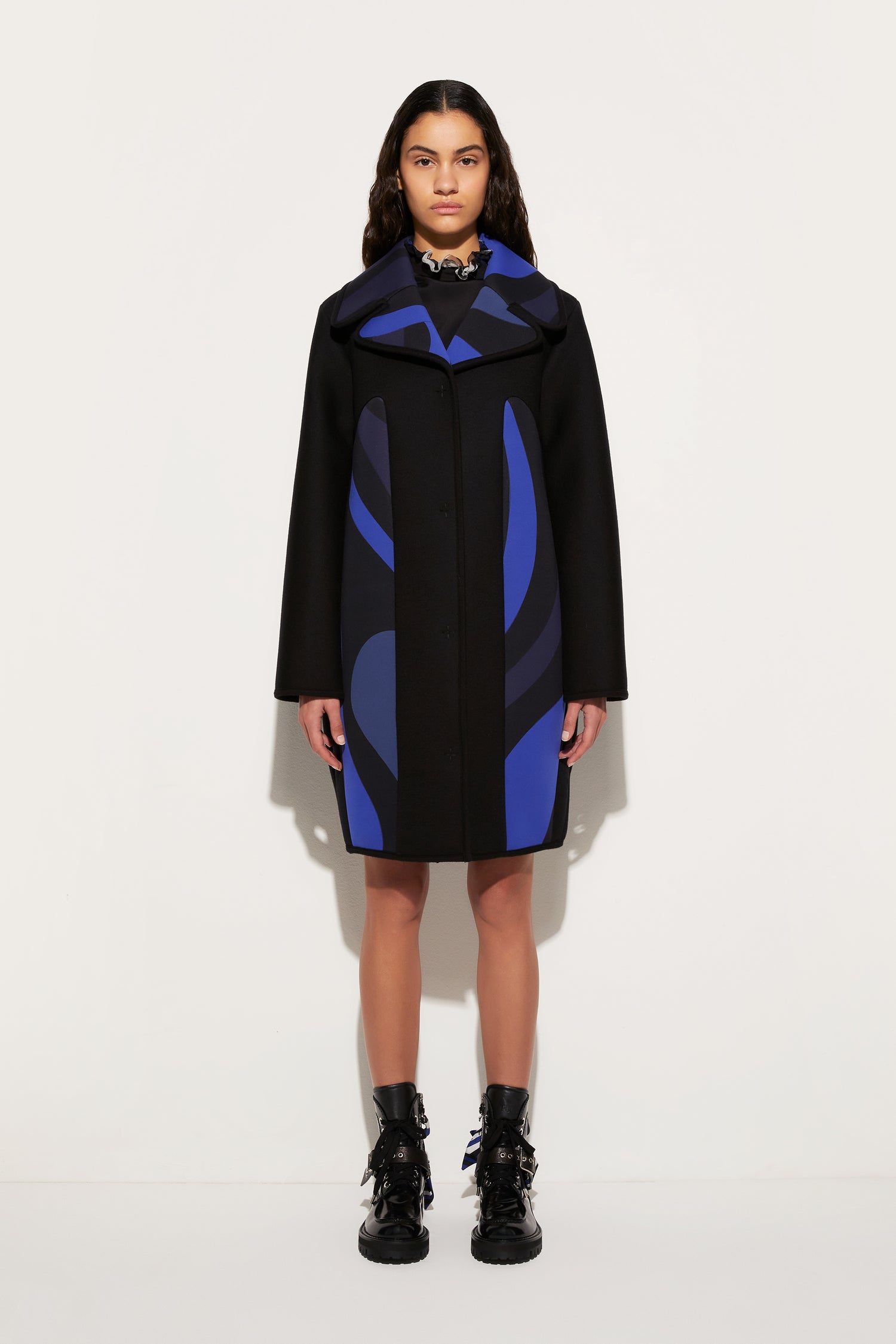 Marmo-Print Coat View 2 - Pucci