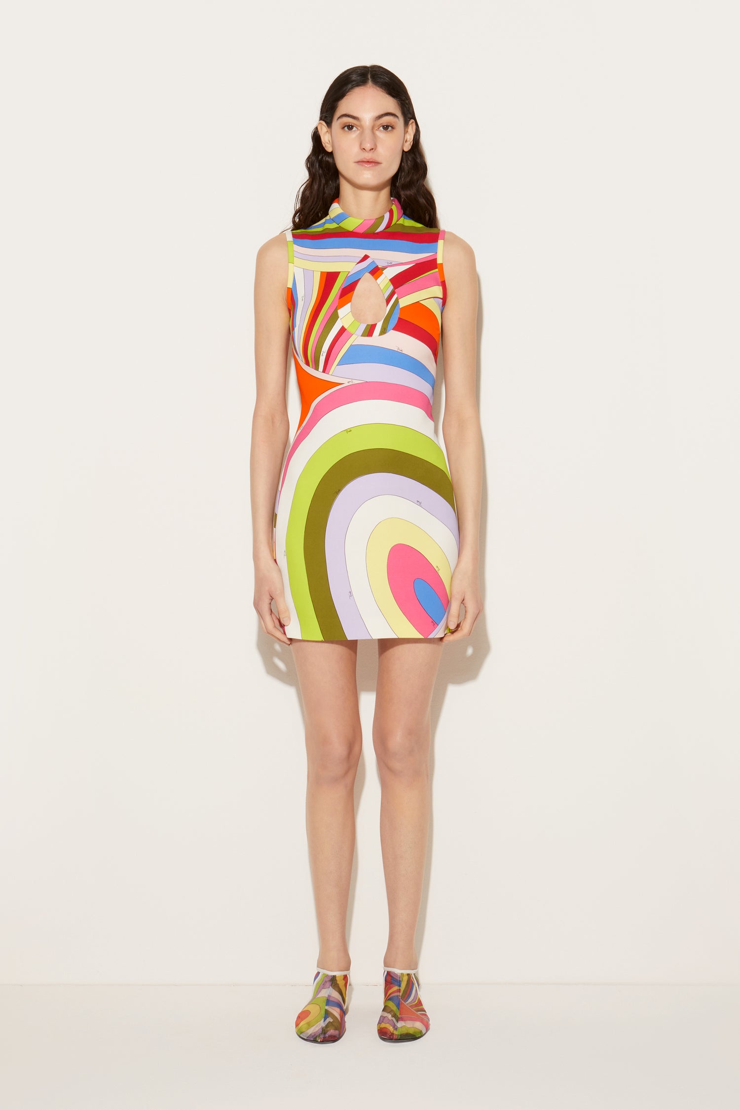 Iride-Print Mini Dress View 2 - Pucci