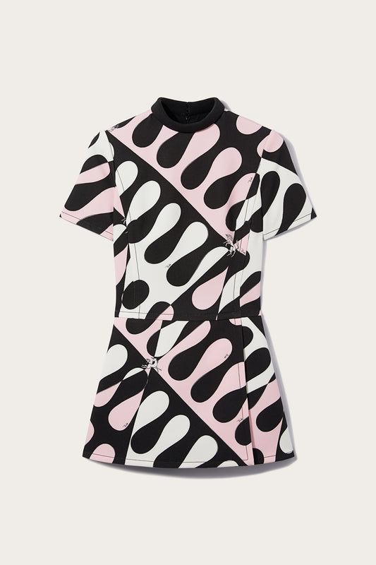 Leocorno-Print Mini Dress