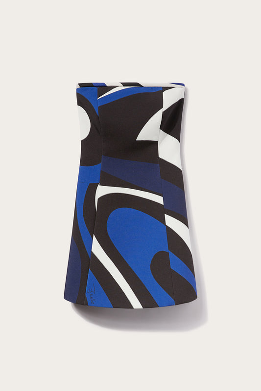 Marmo-Print Mini Dress