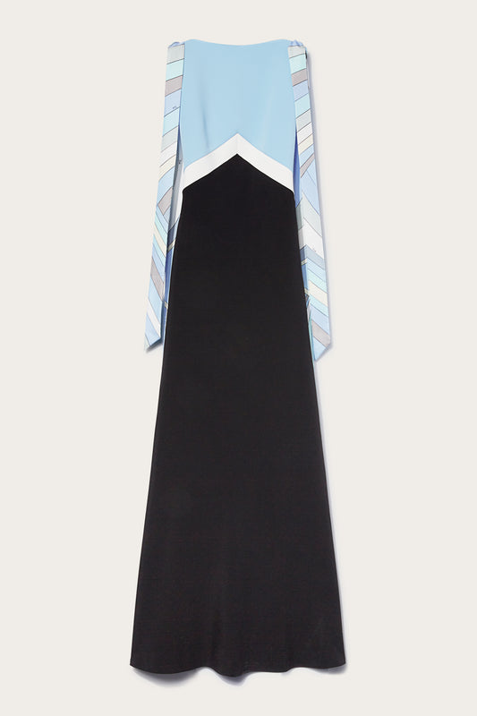 Colourblock Long Dress