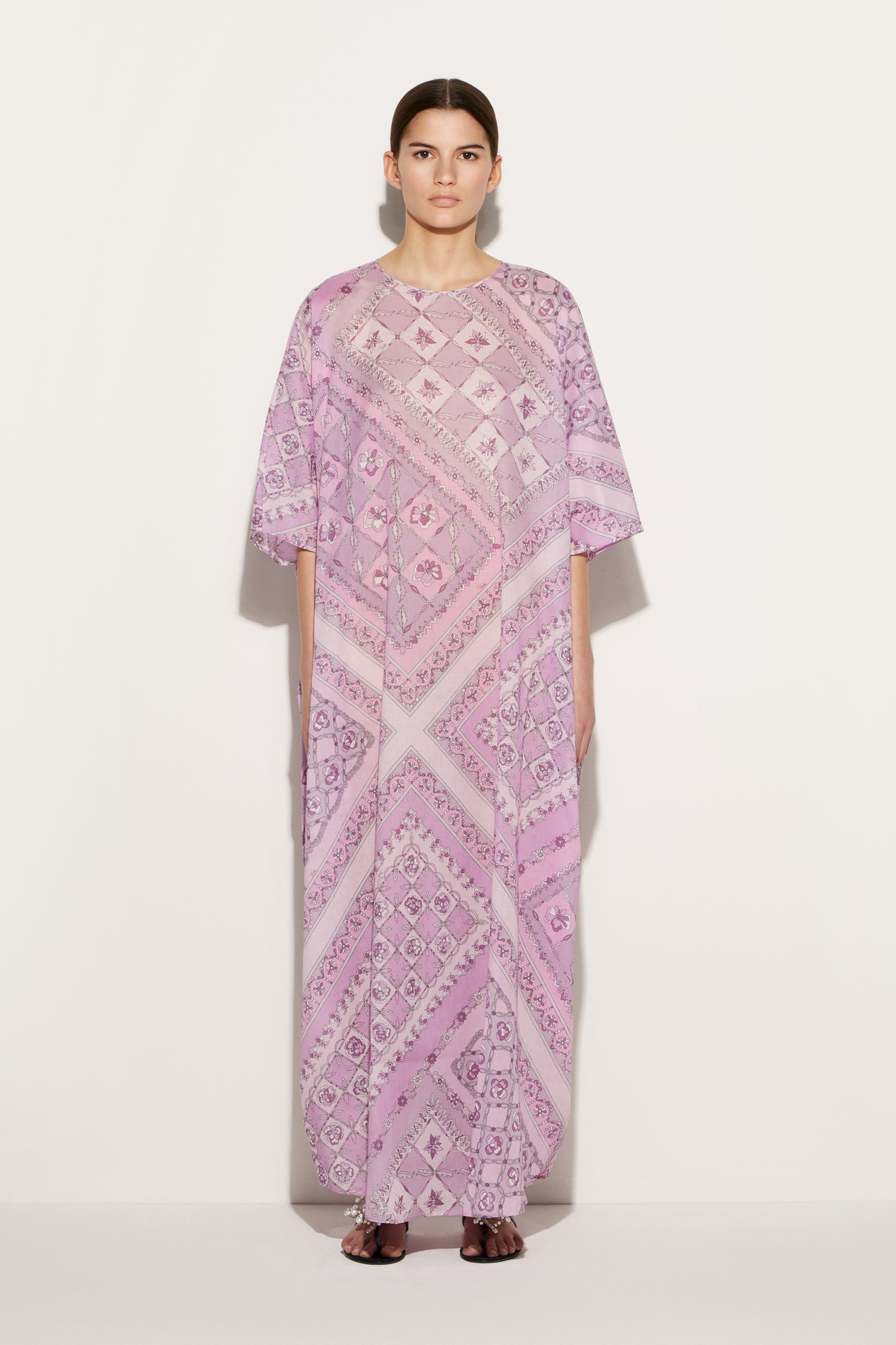 Festa-Print Cotton Kaftan