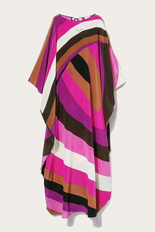 Iride-Print Silk Kaftan View 1 - Pucci